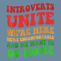 Introverts Unite We're Here Uncomfortable Want To Go Home T Shirt Urban Pullover Hoodie | Artistshot