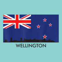 Wellington Skyline New Zealand Flag T Shirt Leatherette Tumbler | Artistshot