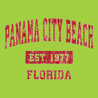 Mens Panama City Beach Florida Fl Vintage Sports Design Red Desig Prem Beanie | Artistshot