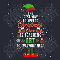 The Best Way To Spread Christmas Cheer Is Teaching Art T Shirt Pom Pom Beanie | Artistshot