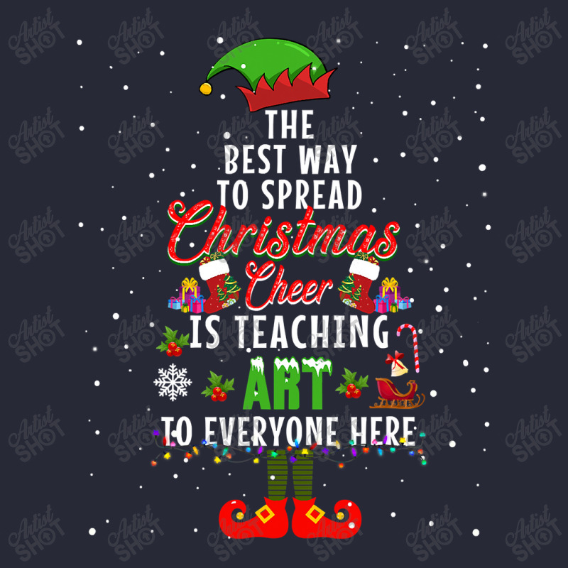 The Best Way To Spread Christmas Cheer Is Teaching Art T Shirt Pom Pom Beanie by Patricia_Monreal | Artistshot