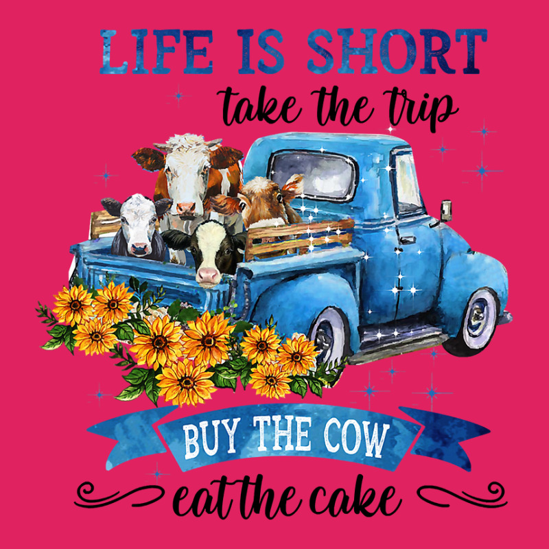 Cow Cattle Life Is Short With Cow Take The Trip 30 Heifer Pom Pom Beanie | Artistshot