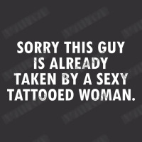 This Guy Is Taken By A Sexy Tattooed Woman Vintage Short | Artistshot