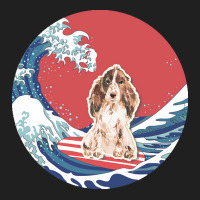 Brown Cocker Spaniel T  Shirt Brown Cocker Spaniel Gifts   Ocean Waves Ladies Polo Shirt | Artistshot