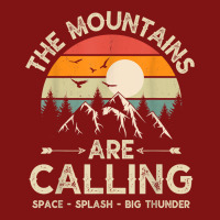 Vintage The Mountains Are Calling Space Splash Big Thunder T Shirt Snapback Trucker Cap | Artistshot