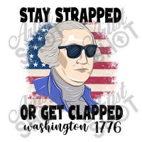 Stay Strapped Or Get Clapped George Washington 177 Visor Hat | Artistshot