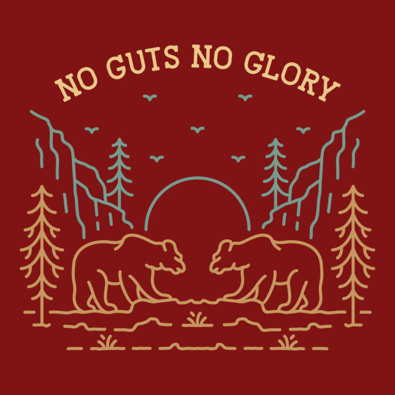 No Guts No Glory Wild Bear Snapback Trucker Cap by VEKTORKITA | Artistshot