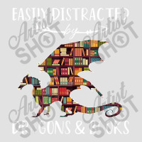 Easily Distracted By Dragon And Books Nerds Men Women Foam Trucker Hat | Artistshot