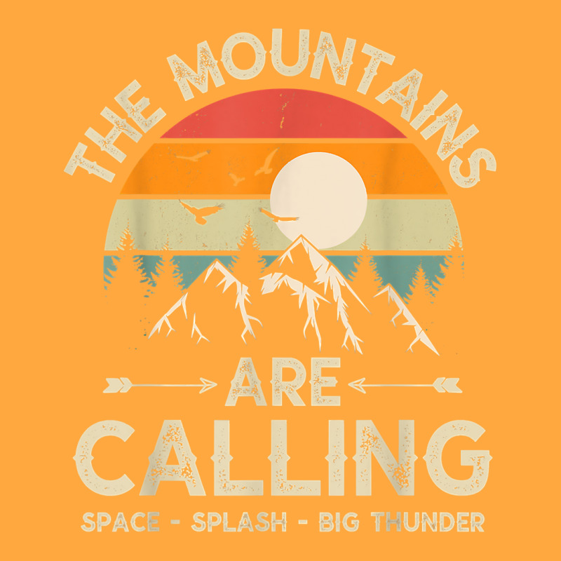 Vintage The Mountains Are Calling Space Splash Big Thunder T Shirt Foam Trucker Hat | Artistshot