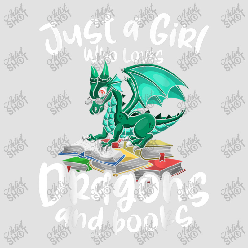 Just A Girl Who Loves Dragons And Books Reading Dragon Graphic Foam Trucker Hat by HailieDesign | Artistshot