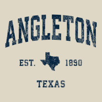 Angleton Texas Tx Vintage Athletic Navy Sports Design Adjustable Baseball Cap | Artistshot