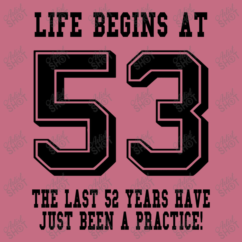 53rd Birthday Life Begins At 53 Lightweight Hoodie | Artistshot