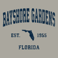 Bayshore Gardens Florida Fl Vintage Athletic Navy Sports Des T Shirt Dyed Cap | Artistshot