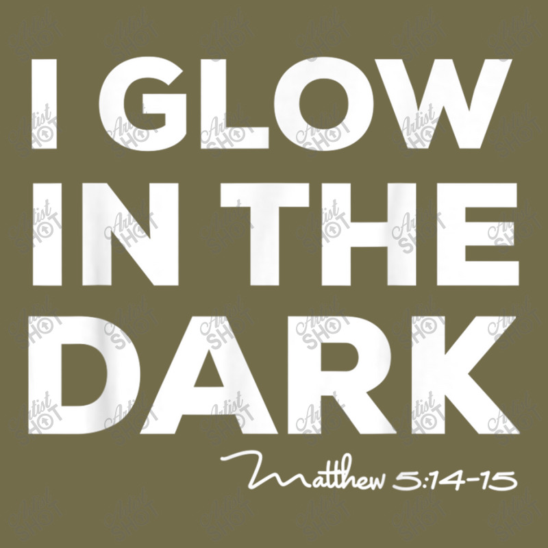 I Glow In The Dark Matthew 51415 Christian Light Tee Dyed Cap by TyDesign | Artistshot