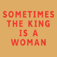 Vintage Aesthetic Sometimes King Is A Woman Feminist T Shirt Urban Heavy T-shirt | Artistshot