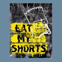 The Simpsons Bart Simpson Eat My Shorts Graffiti Premium T Shirt Urban Heavy T-shirt | Artistshot