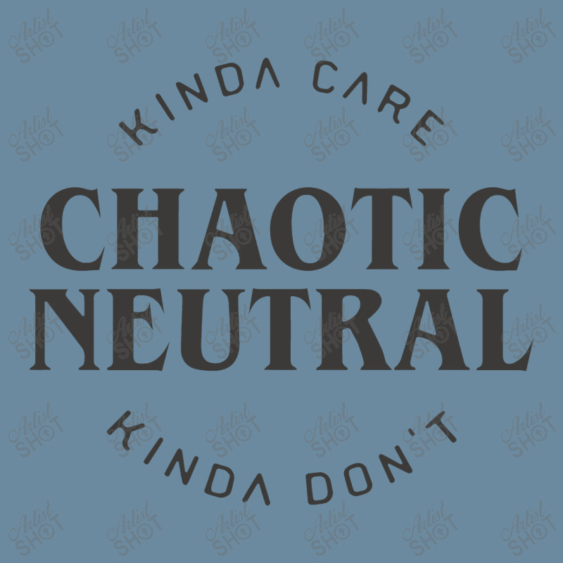 Chaotic Neutral Alignment Kinda Care Kinda Don't Funny Quotes Rela Urban Heavy T-shirt | Artistshot