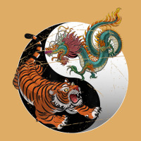 Asian Dragon Tiger Yin Yang Tiger Urban Heavy T-shirt | Artistshot