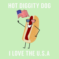 Hot Diggity Dog I Love Usa Fourth Of July Urban Heavy T-shirt | Artistshot