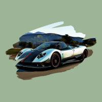 Pagani Zonda Cinque Racing Art Print 1 Urban Heavy T-shirt | Artistshot