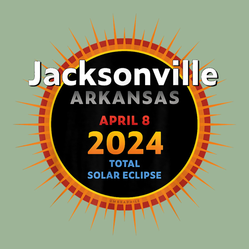 Jacksonville Arkansas Ar Total Solar Eclipse 2024  2  T Shirt Urban Pullover Hoodie by cm-arts | Artistshot