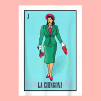 La Chingona The Bad Ass Woman Card Mexican Lottery Card T Shirt Urban Pullover Hoodie | Artistshot