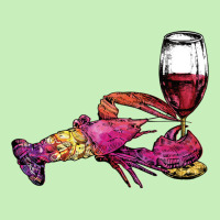 Crustaceancore Lobster With Wine Glass Urban Pullover Hoodie | Artistshot