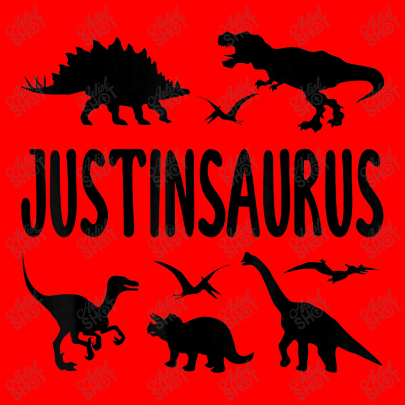 Dinosaur T Rex Justin Justinsaurus Boys Dino Name My Favorite People Bomber Jacket | Artistshot