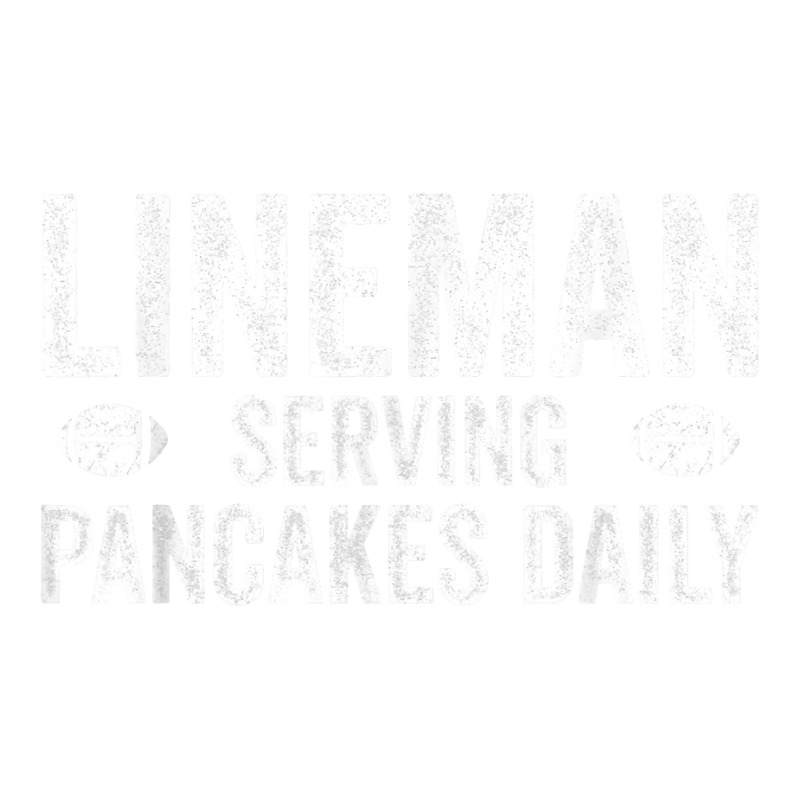 Football Lineman Shirt   Serving Pancakes Daily Bomber Jacket | Artistshot