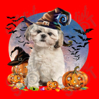 Dog Halloween Shih Tzu Jack O Lantern Pumpkin Moon 52 Bomber Jacket | Artistshot