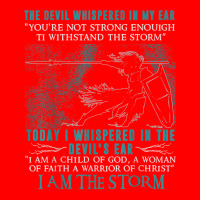 I Am A Child Of God   A Warrior Of Christ   I Am The Storm T Shirt Bomber Jacket | Artistshot