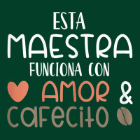 Womens Maestra Amor Cafecito Bilingual Spanish Teacher T Shirt Beanie | Artistshot