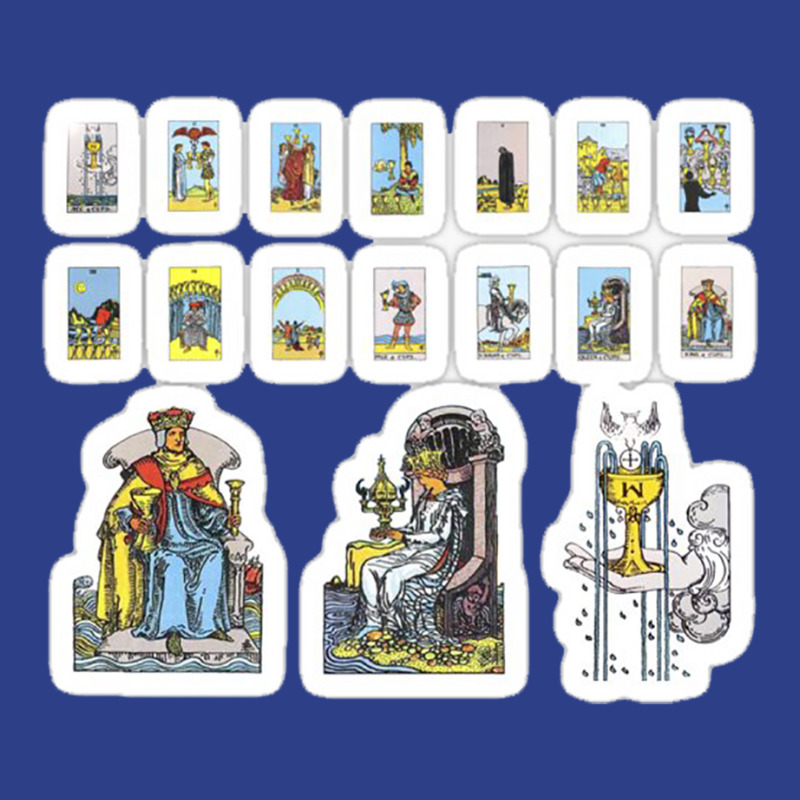 Tarot Card Sticker Set Major Arcana The Hermit Eleven Piece Pack 45474 Beanie | Artistshot