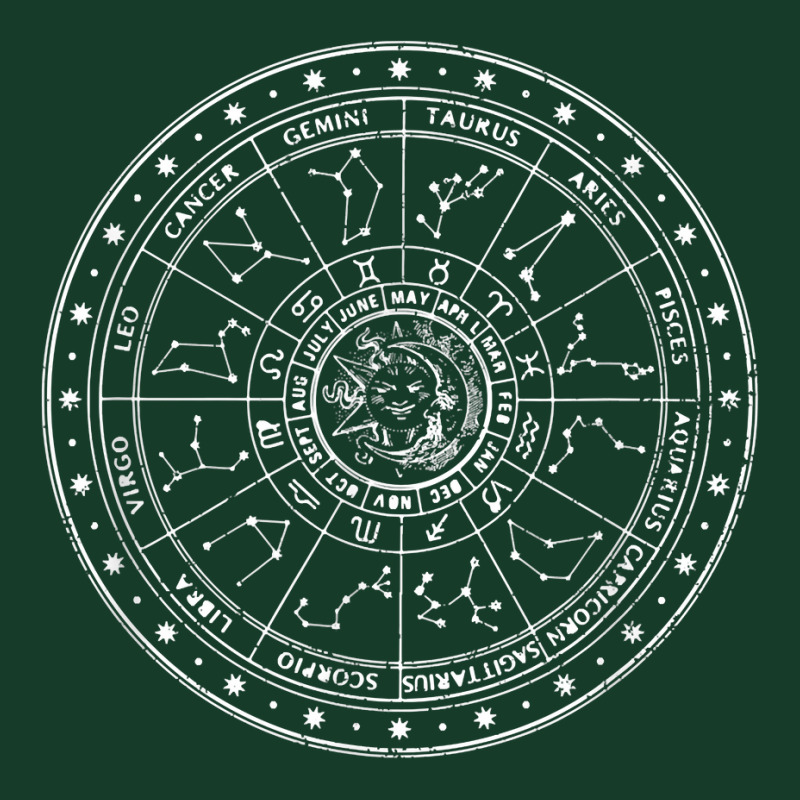 Zodiac Wheel Horoscope Astrology Science Gift T Shirt Visor hat by butacnlzaidelpz | Artistshot