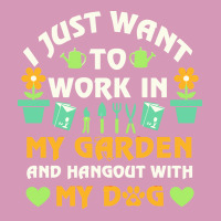 I Just Want To Work In My Garden T  Shirt I Just Want To Work In My Ga Tie Dyed Bucket Hat | Artistshot