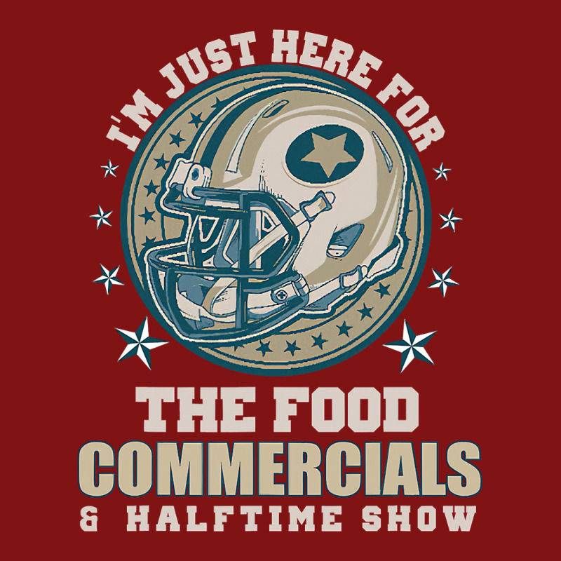 Football Just Here For Food Commercials Halftime Show Snapback Trucker Cap by pester | Artistshot