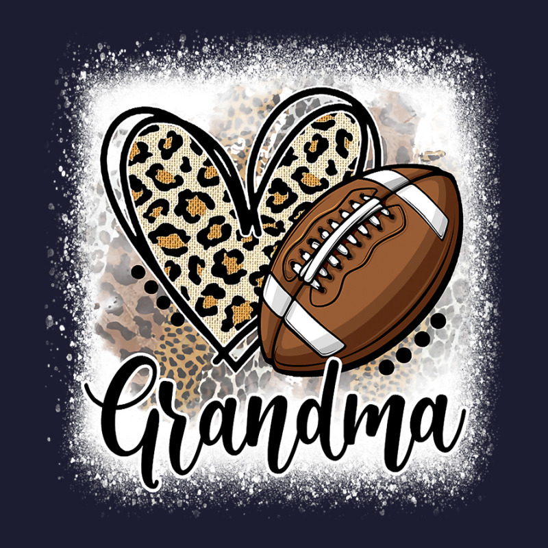 Football Grandma Funny Leopard Heart Family Sporty Foam Trucker Hat by pester | Artistshot