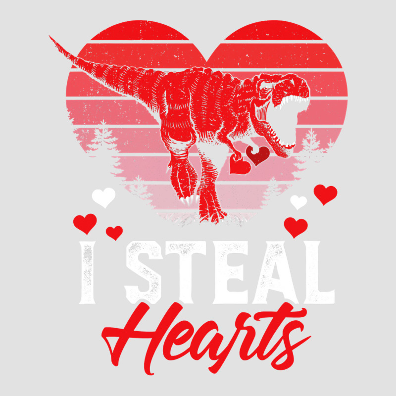 I Steal Hearts Tshirt Valentines Day Dinosaur Boys Kid (19) Foam Trucker Hat | Artistshot