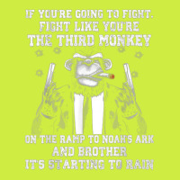 If You're Going To Fight Fight Like The Third Monkey T Shirt Adjustable Baseball Cap | Artistshot