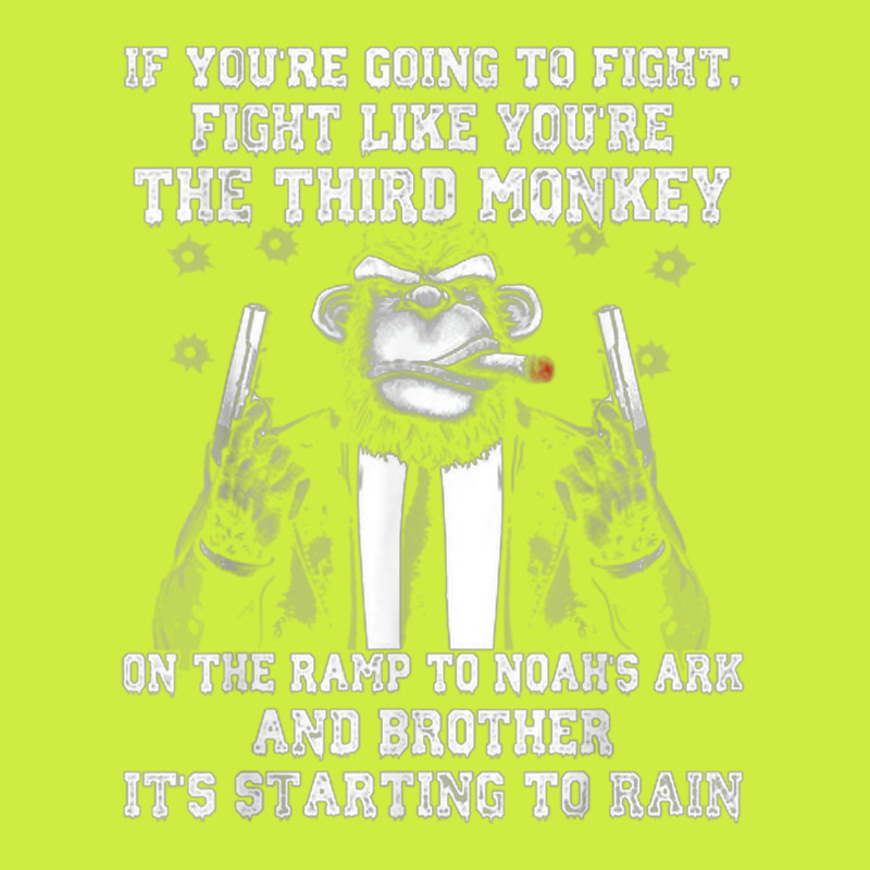 If You're Going To Fight Fight Like The Third Monkey T Shirt Adjustable Baseball Cap by cm-arts | Artistshot