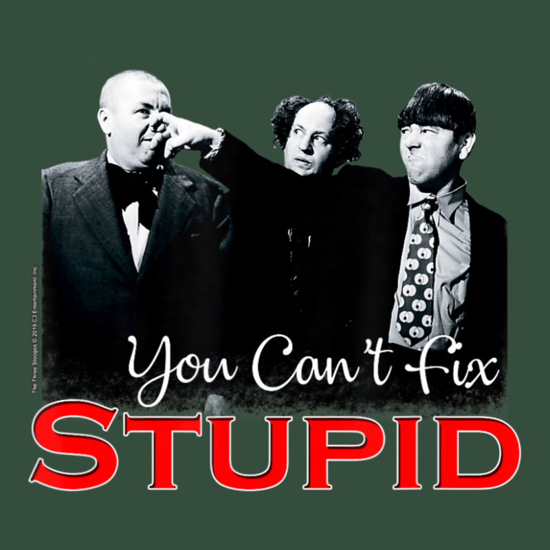 Tts- The Three Stooges You Can't Fix Stupid Adjustable Baseball Cap by atereabag | Artistshot