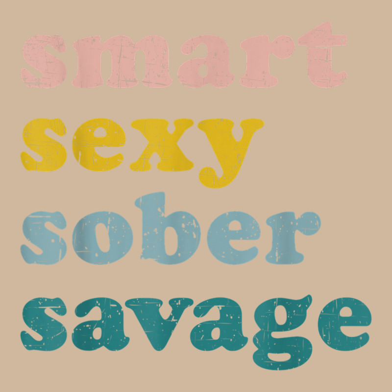 Retro Vintage Smart Sexy Sober Savage Recovery Adjustable Baseball Cap | Artistshot