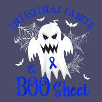 Intestinal Cancer Is Boo Sheet Blue Ribbon Halloween Adjustable Baseball Cap | Artistshot