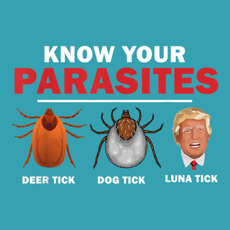 Retro Know Your Parasites Luna Tick Anti Trump 86 45 Gift T Shirt Dyed Cap by kalerttjay | Artistshot