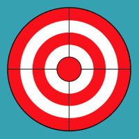 Bulls Eye Target Lazy Diy Halloween Costume Darts Shooting T Shirt Dyed Cap | Artistshot