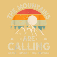 Vintage The Mountains Are Calling Space Splash Big Thunder T Shirt Dyed Cap | Artistshot