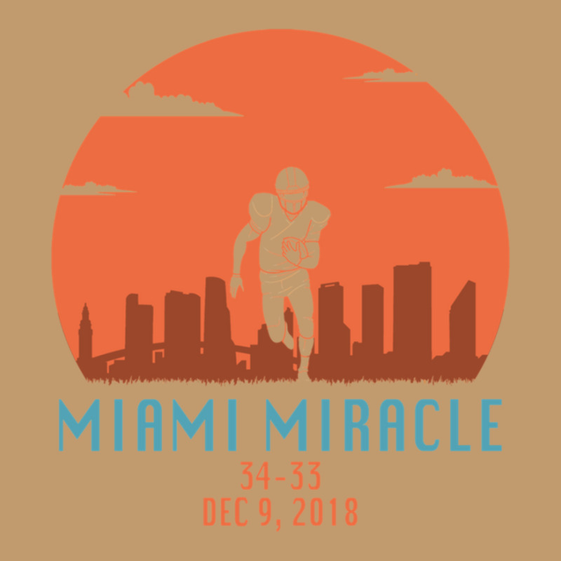 Miami Miracle Funny Football Dolphins Urban Heavy T-shirt | Artistshot