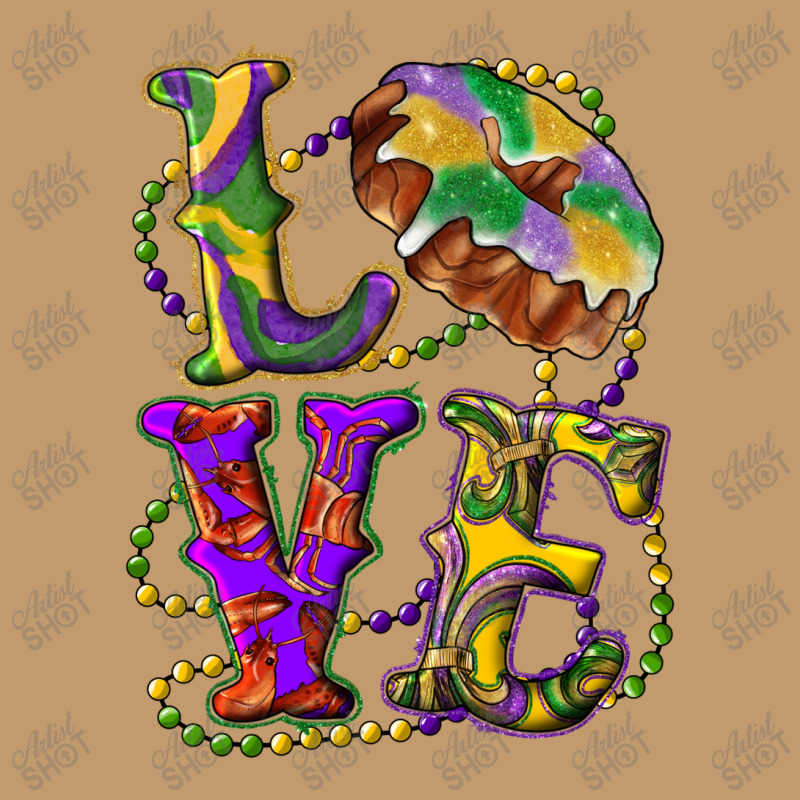 Mardi Gras Love With King Cake Urban Heavy T-shirt | Artistshot