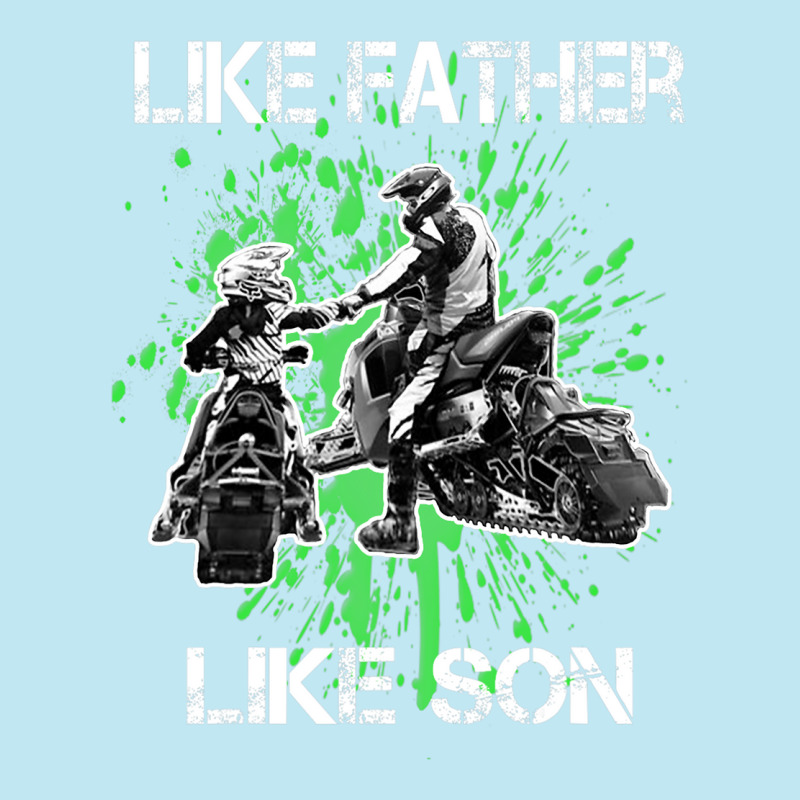 Snowmobile Father Like Son Snowcross Christmas Gift Urban Heavy T-shirt | Artistshot