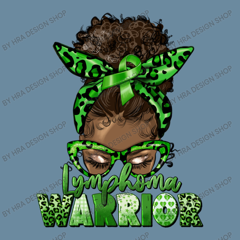 Lymphoma Warrior Afro Messy Bun Urban Heavy T-shirt | Artistshot